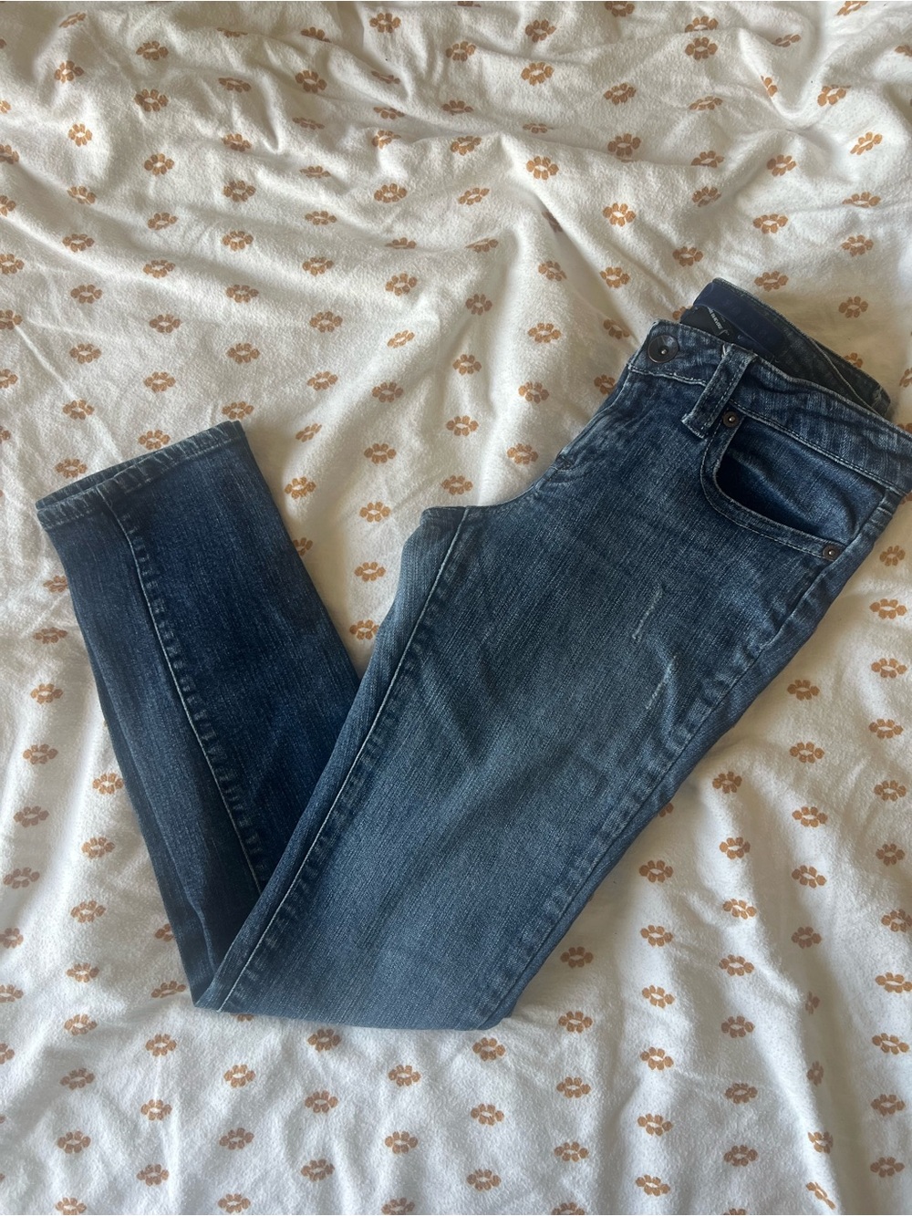 refuge Women's Washed Dark Blue Skinny Jeans